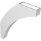 Ekena Millwork 3 1/2-in. W x 24-in. D x 30-in. H Thorton Architectural Grade PVC Knee Brace BRCP035X24X30THR - alternate 6